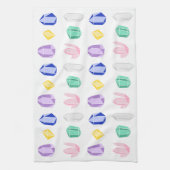 結晶パタカラフルーン キッチンタオル (縦)