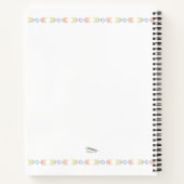 結晶パーソナライズされたと宝石のログブック ノートブック (裏面)