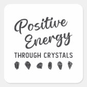 結晶ヒーラ前向きーによる結晶エネルギー スクエアシール (正面)