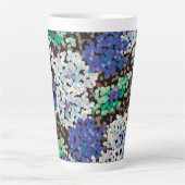 結晶フローラ開花 カフェラテマグ (正面)