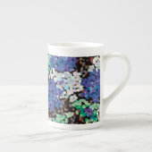 結晶フローラ開花 ボーンチャイナマグカップ (右)