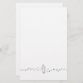 結晶プリント定常 便箋 (正面/裏面)