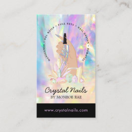 結晶ホログラフィックネイリストアーティストサロンB 名刺