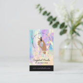 結晶ホログラフィックネイリストアーティストサロンB 名刺 (スタンド正面)