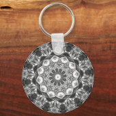結晶万華鏡のように千変万化するパターン07 キーホルダー (正面)