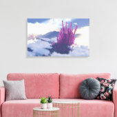 結晶値 キャンバスプリント (インサイチュ (リビング))