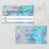 結晶光組織アポイントメントカード 名刺 (正面/裏面)