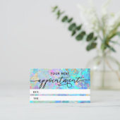 結晶光組織アポイントメントカード 名刺 (スタンド正面)