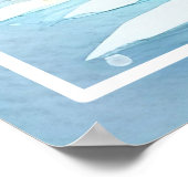 結晶化かわいいベビードラゴン ポスター (角)