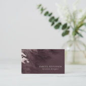 結晶化されたマヴェ瑪瑙 |ほこりっぽいバラピンクマーブル 名刺 (スタンド正面)