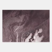 結晶化された赤瑪瑙 | Ruby Crimson Marbled Stone ラッピングペーパーシート (正面2)