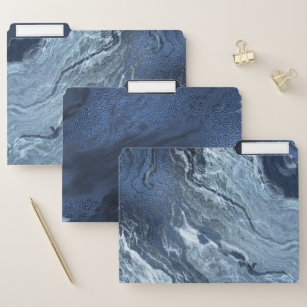 結晶化された青い瑪瑙  ほこりっぽい石板の石灰 ファイルフォルダー