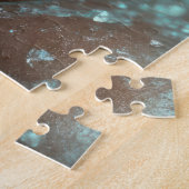 結晶化した塩組みによる超現実的な塩ミューズ ジグソーパズル (側面)