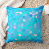 結晶化した青の影 クッション (ブランケット)