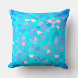 結晶化した青の影 クッション