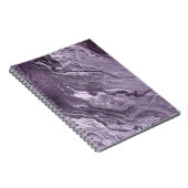 結晶化紫瑪瑙 | Moody Marbled Stone ノートブック (右側)