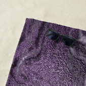 結晶化紫瑪瑙 | Moody Marbled Stone ビーチタオル (インサイチュ)