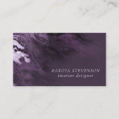結晶化紫瑪瑙 | Moody Marbled Stone 名刺 (正面)