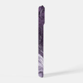 結晶化紫瑪瑙 | Moody Marbled Stone iPhone 15ケース (右側面)