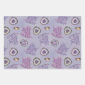 結晶及びゲーデパターン付きラッピング紙 ラッピングペーパーシート (正面2)