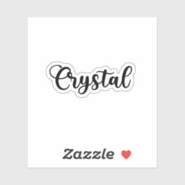 結晶名 – 手書き書 シール