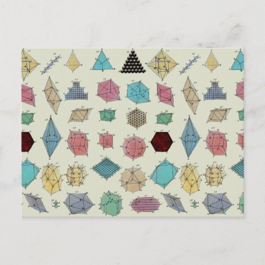 結晶幾何学 ポストカード (正面)