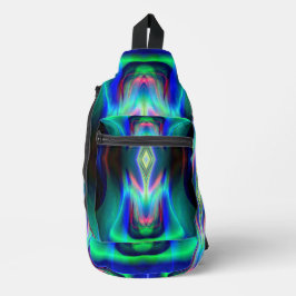 結晶性青色プリズム スリングバッグ