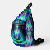 結晶性青色プリズム スリングバッグ (右コーナー)