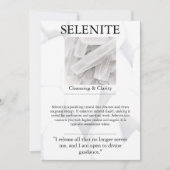 結晶意味カード – セレン酸塩 シーズンカード (正面)