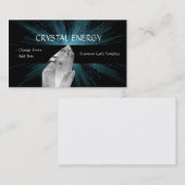 結晶治癒石英結晶 名刺 (正面/裏面)