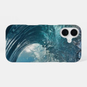 結晶波 iPhone 16ケース (裏面横)