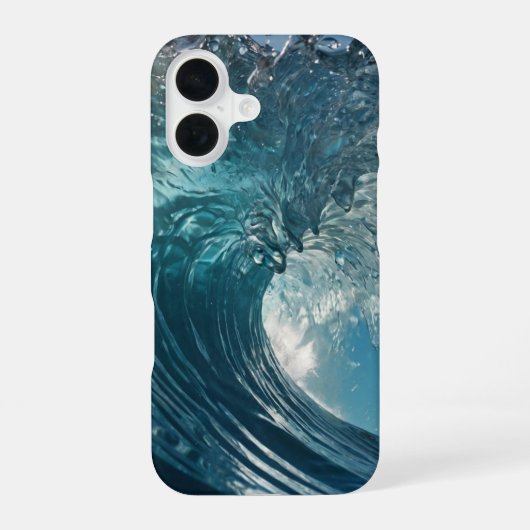 結晶波 iPhone 16ケース (裏面)