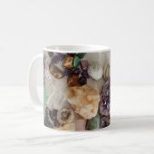 結晶石石石英デザインクラシックマグカップ コーヒーマグカップ (正面左)