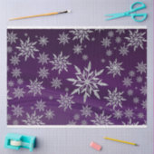 結晶雪片ティッシュペーパー 薄葉紙 (クラフト)