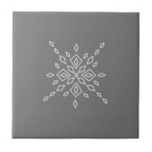結晶雪片 タイル (正面)