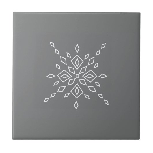 結晶雪片 タイル (正面)