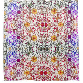 結晶 シャワーカーテン