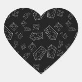 結晶 ハートシール (正面)