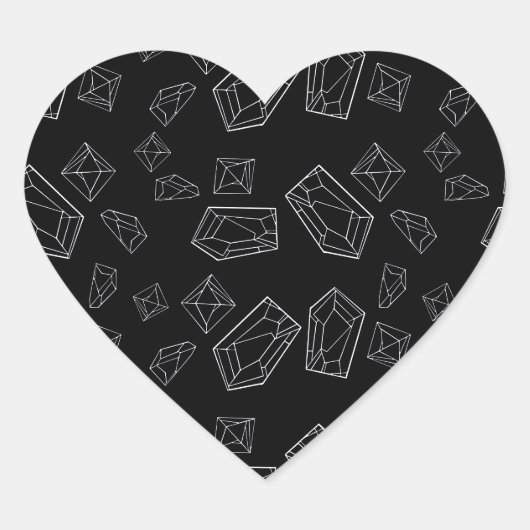 結晶 ハートシール (正面)