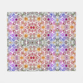 結晶 フリースブランケット (正面(横))