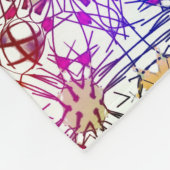 結晶 フリースブランケット (角)