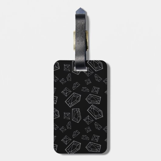 結晶 ラゲッジタグ (裏面縦)