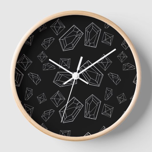 結晶 壁時計 (正面)