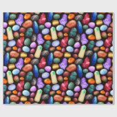 結晶/宝石 ラッピングペーパー (フラット)