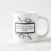 結末を台無しにしない ジャンボコーヒーマグカップ (右)