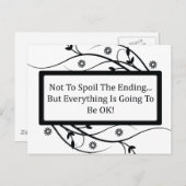 結末を台無しにしない ポストカード (正面/裏面)