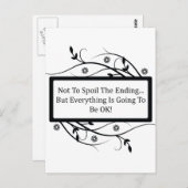 結末を台無しにしない ポストカード (正面/裏面)