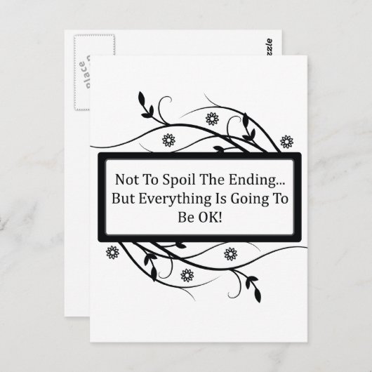 結末を台無しにしない ポストカード (正面/裏面)