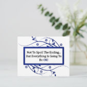 結末を台無しにする ポストカード (スタンド正面)