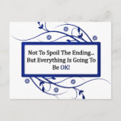 結末を台無しにする ポストカード (正面)